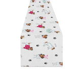 Jack Russel Pattern Print Design 03 Table Runner