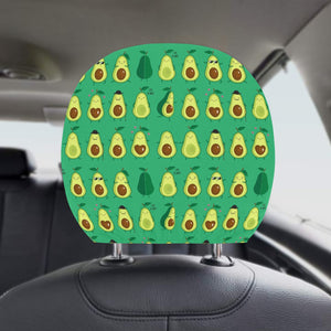 Cute Avocado Pattern Car Headrest Cover