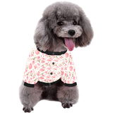 Tea pots Pattern Print Design 04 All Over Print Pet Dog Round Neck Fuzzy Shirt