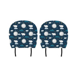 Sheep Playing Could Moon Pattern Car Headrest Cover