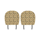 Sand Camo Camouflage Pattern Car Headrest Cover