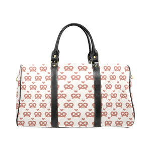 Pretzels Pattern Print Design 01 Travel Bag