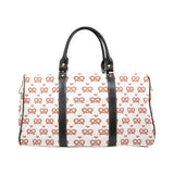 Pretzels Pattern Print Design 01 Travel Bag