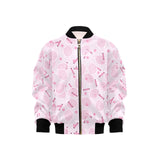 Tennis Pattern Print Design 02 Kids' Boys' Girls' Bomber Jacket