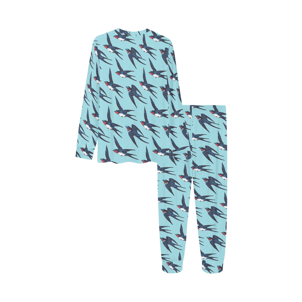 Swallow Pattern Print Design 01 Kids' Boys' Girls' All Over Print Pajama Set