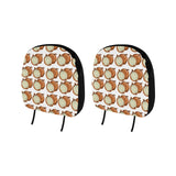 Onion Theme Pattern Car Headrest Cover