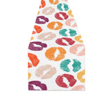 Lips Pattern Print Design 03 Table Runner