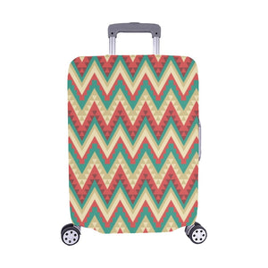Zigzag Chevron Pattern Luggage Cover (22"-25") (Medium)