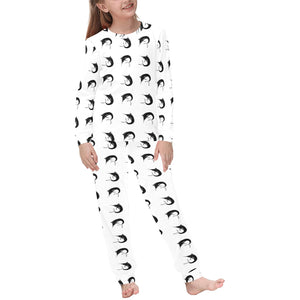 Swordfish Pattern Print Design 01 Kids' Boys' Girls' All Over Print Pajama Set