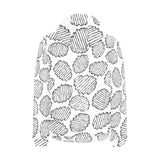 Potato Chips Pattern Print Design 03 Men's Padded Hooded Jacket(ModelH42)