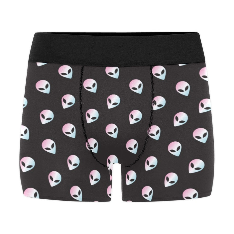 Alien Pattern Print Design 04 Men's All Over Print Boxer Briefs Men's Underwear