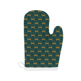 Piano Pattern Print Design 03 Heat Resistant Oven Mitts