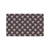 English Bulldog Pattern Print Design 03 Doormat