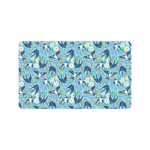 Swallow Pattern Print Design 05 Doormat