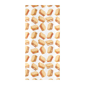 Sandwich Pattern Print Design 01 Beach Towel