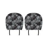 Dice Pattern Print Design 05 Car Headrest Cover