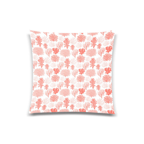 Coral Reef Pattern Print Design 05 Throw Pillow Cover 20