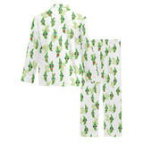 Green Peas Pattern Print Design 04 Men's Long Pajama Set