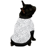 Gear Pattern Print Design 05 All Over Print Pet Dog Round Neck Fuzzy Shirt