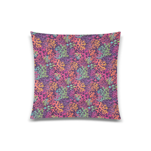 Coral Reef Pattern Print Design 03 Throw Pillow Cover 20