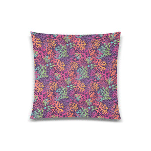 Coral Reef Pattern Print Design 03 Throw Pillow Cover 20"x20"