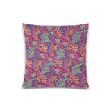 Coral Reef Pattern Print Design 03 Throw Pillow Cover 20"x20"