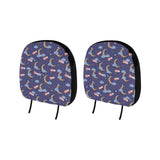 Moon Star Could Pattern Car Headrest Cover