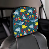 Shark Pattern Car Headrest Cover