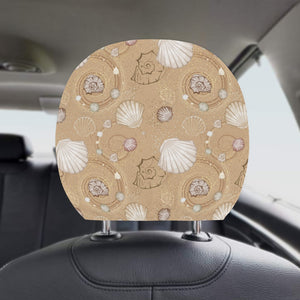 Shell Pattern Sand Car Headrest Cover