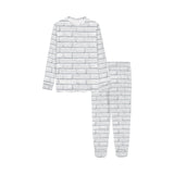 Brick Printed Pattern Print Design 05 Kids' Boys' Girls' All Over Print Pajama Set