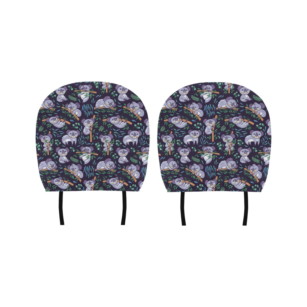 Koala Pattern Car Headrest Cover