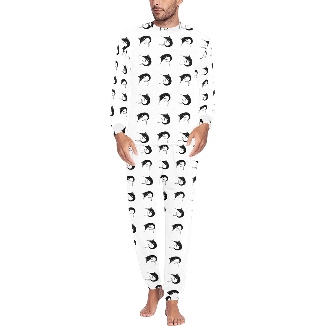 Swordfish Pattern Print Design 01 Men's All Over Print Pajama