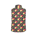 Potato Chips Pattern Print Design 05 Women's Padded Vest