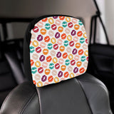 Lips Pattern Print Design 03 Car Headrest Cover