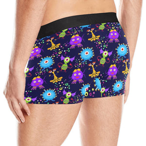 Alien Pattern Print Design 01 Men's All Over Print Boxer Briefs Men's Underwear