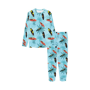 Surfboard Pattern Print Design 03 Kids' Boys' Girls' All Over Print Pajama Set