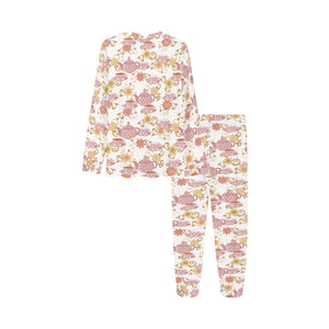 Tea pots Pattern Print Design 01 Kids' Boys' Girls' All Over Print Pajama Set