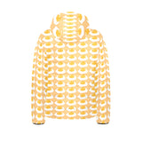 Fried Eggs Pattern Print Design 04 Kids' Boys' Girls' Padded Hooded Jacket