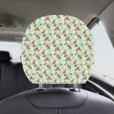 Ladybug Pattern Print Design 05 Car Headrest Cover