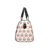 Pretzels Pattern Print Design 01 Travel Bag