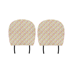 Onion Pattern Theme Car Headrest Cover