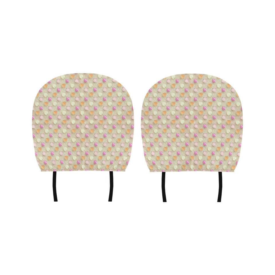 Onion Pattern Theme Car Headrest Cover