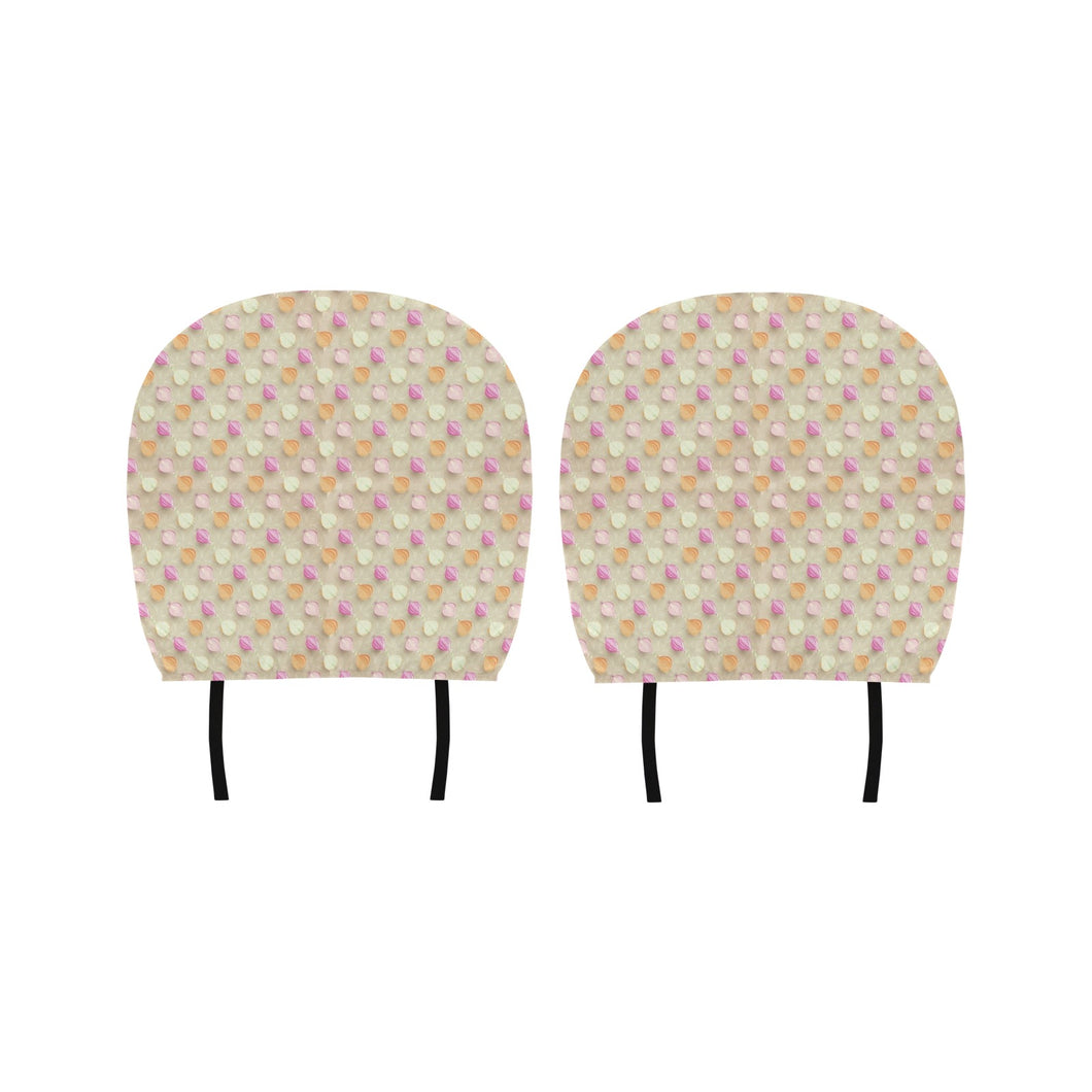 Onion Pattern Theme Car Headrest Cover