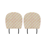 Onion Pattern Theme Car Headrest Cover