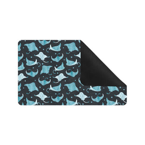 Stingray Pattern Print Design 04 Doormat