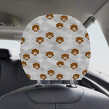 Cute Otter Pattern Car Headrest Cover