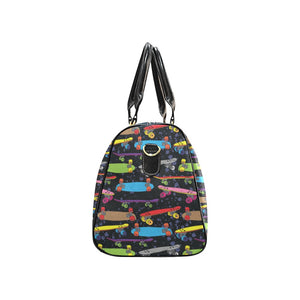 Skate Board Pattern Print Design 03 Travel Bag