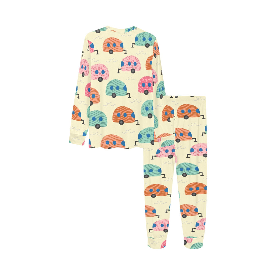 Camper Van Pattern Print Design 04 Kids' Boys' Girls' All Over Print Pajama Set