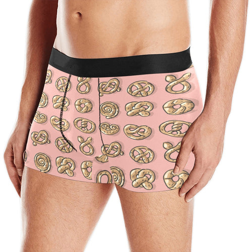 Pretzels Pattern Print Design 04 Men's All Over Print Boxer Briefs Men's Underwear