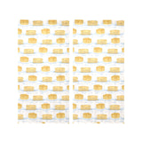 Pancake Pattern Print Design 01 Gauze Curtain